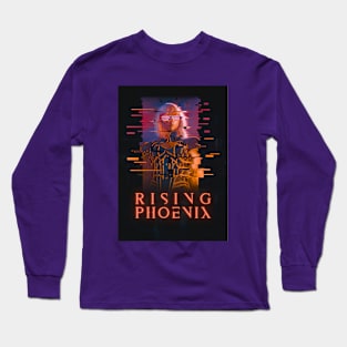 Rising Phoenix Cyber Girl Long Sleeve T-Shirt